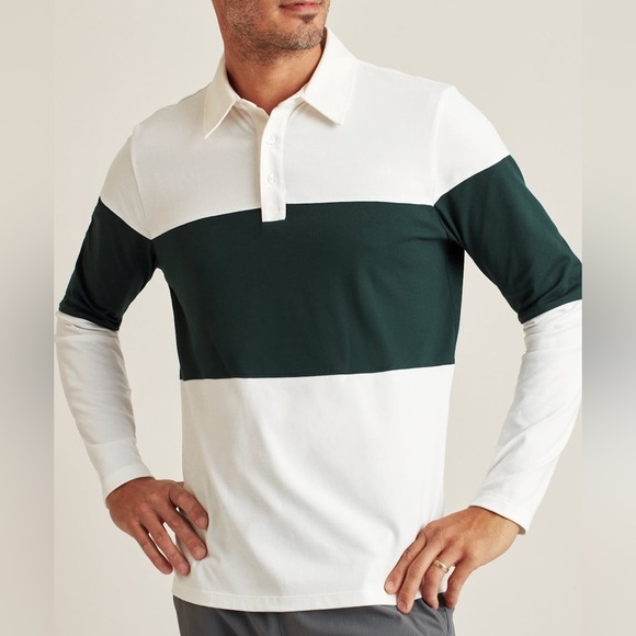 Bonobos Long Sleeve Stretch Pique Polo - Picture 3 of 6